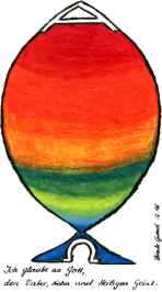 Fisch - gezeichnet von Beate Greul